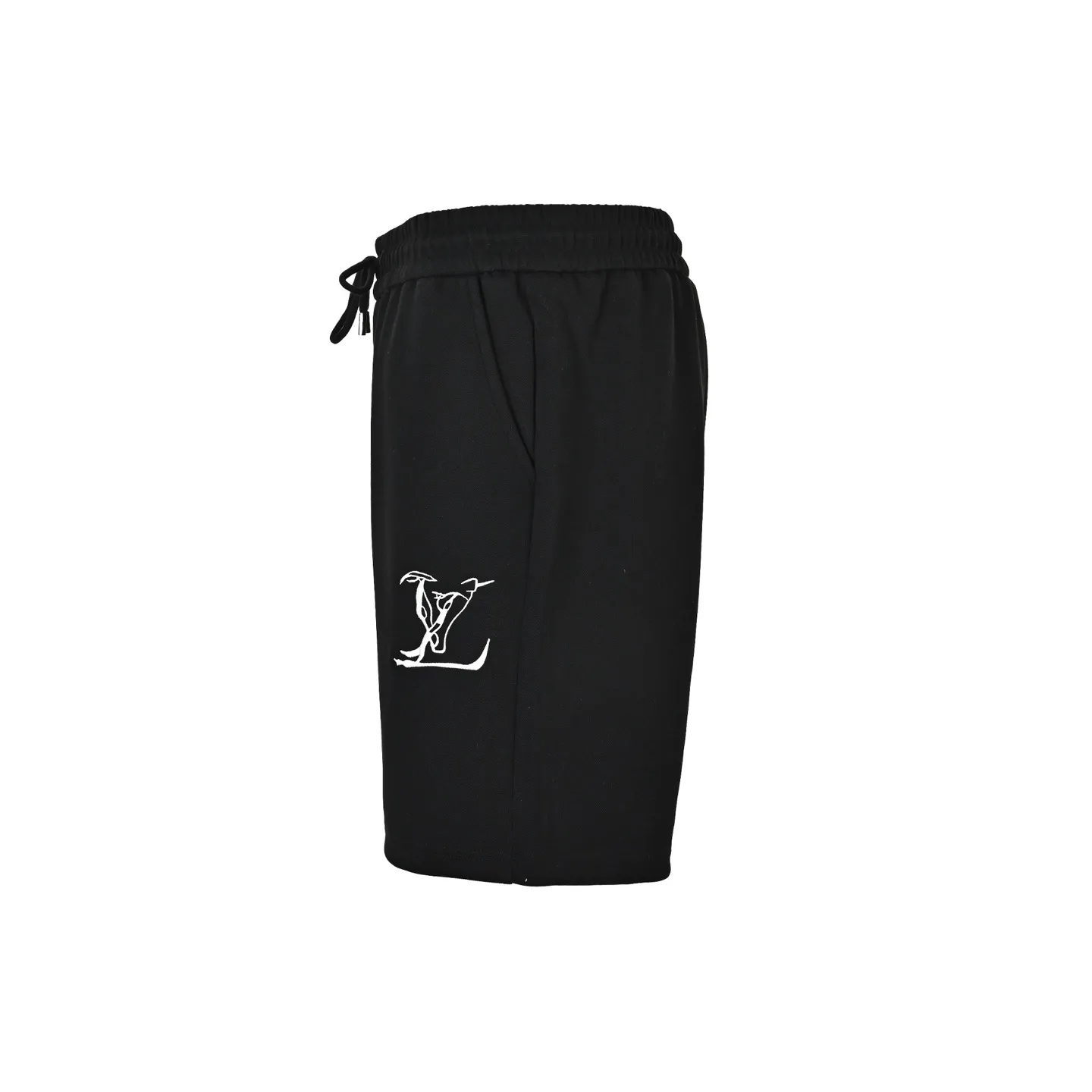 Louis Vuitton/Louis Vuitton double logo embroidered shorts